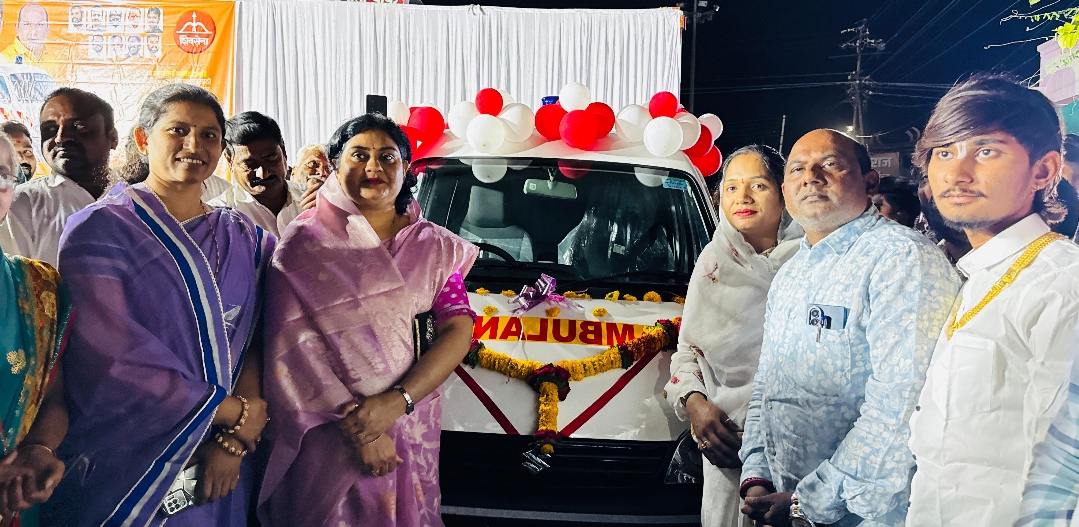 *एरंडोल येथील सामाजिक कार्यकर्ते आनंद दाभाडे यांच्या वाढदिवसानिमित्त एरंडोल शहरासाठी रूग्णवाहिकेचे उत्साहात लोकार्पण……….!*