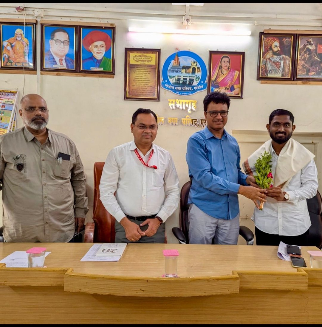 *एरंडोल नगरपरिषदेच्या उपाध्यक्ष पदी कृष्णा प्रल्हाद ओतारी यांची बिनविरोध निवड, अल्पसंख्यांक व सर्वसामान्य कुटुंबातील होतकरू युवकाला संधी…………..!*